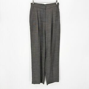 Rena Rowan Pleated Trousers Wool Blend Gray 6 Office Career Academia Vintage